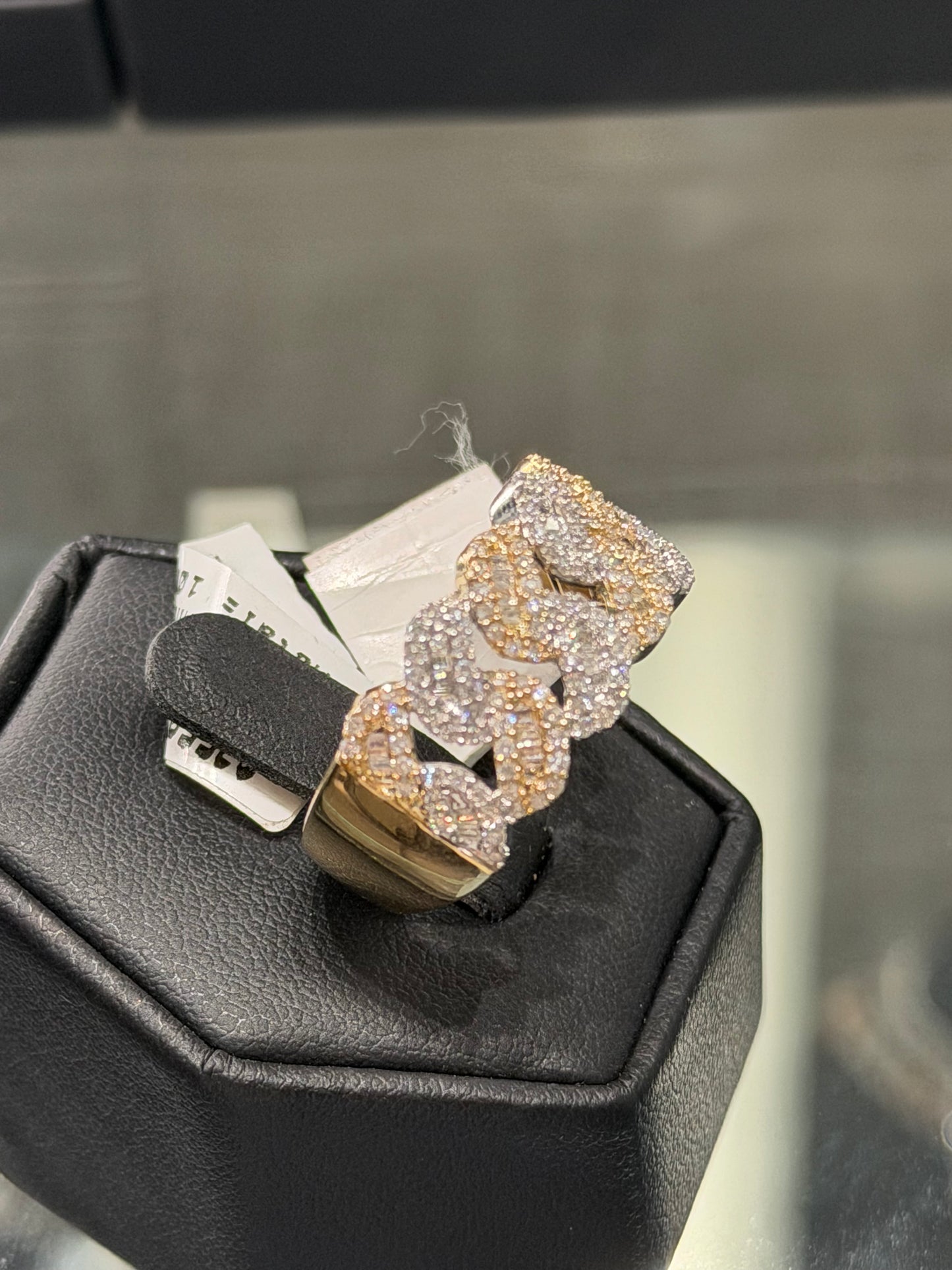 2 toned Cuban ring 10k