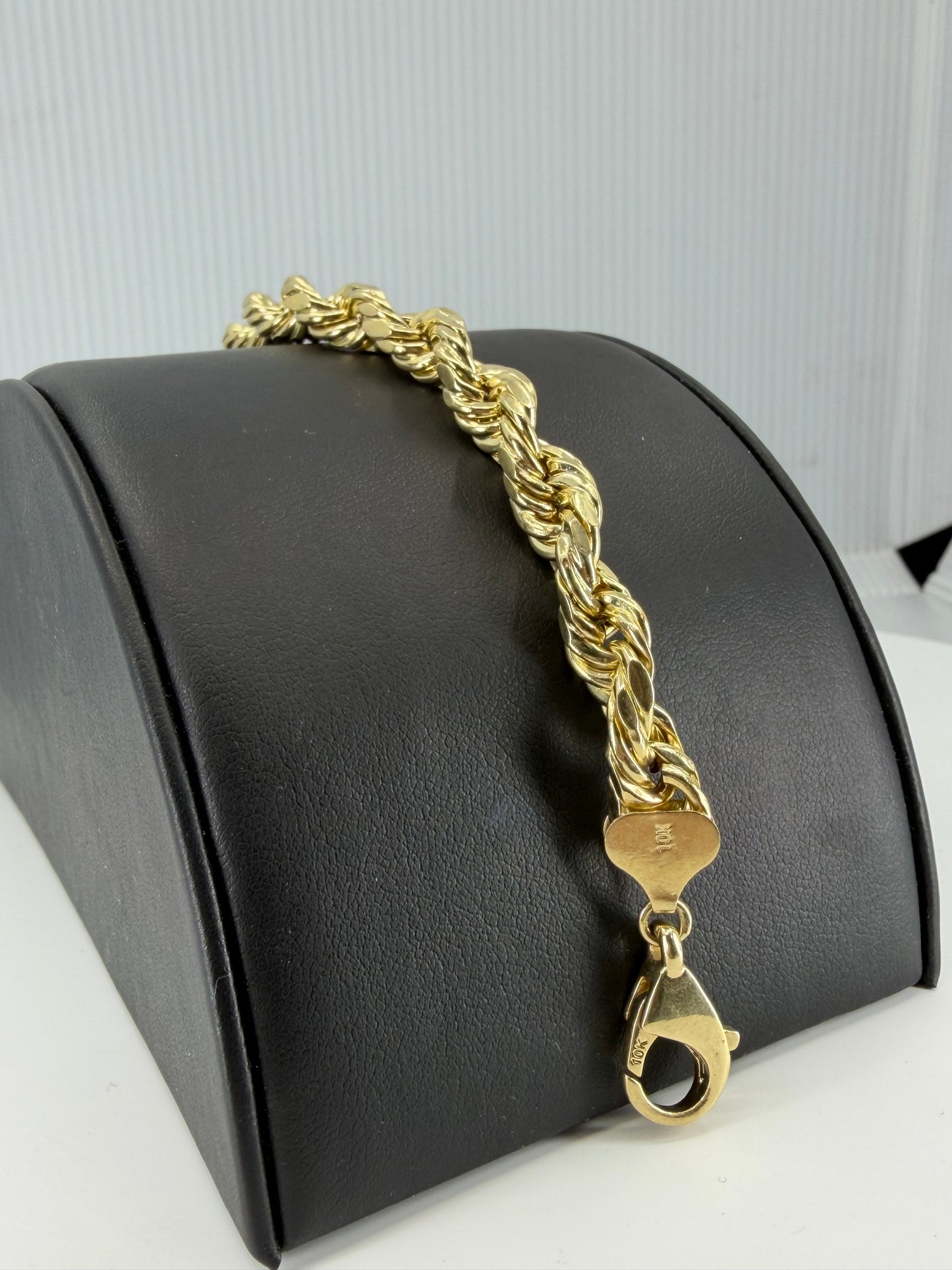 9MM, 10K ROPE BRACELET