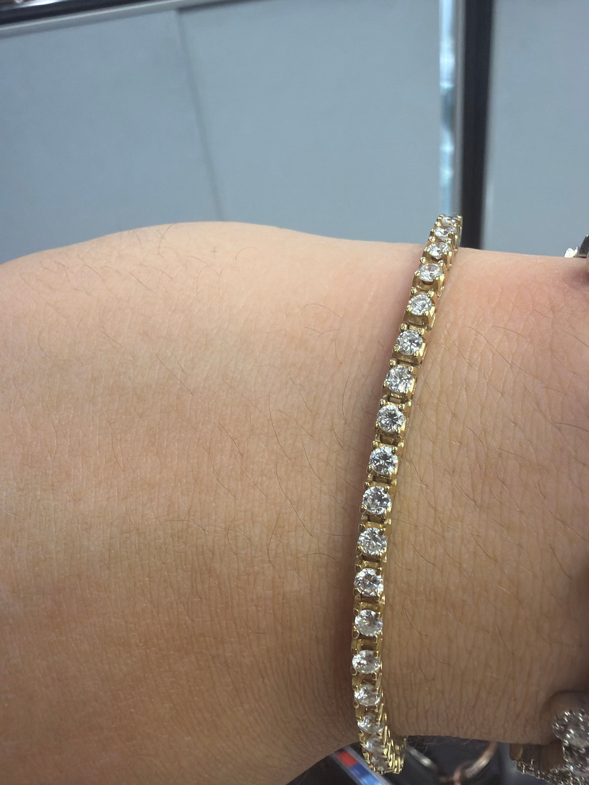 14kt tennis bracelet