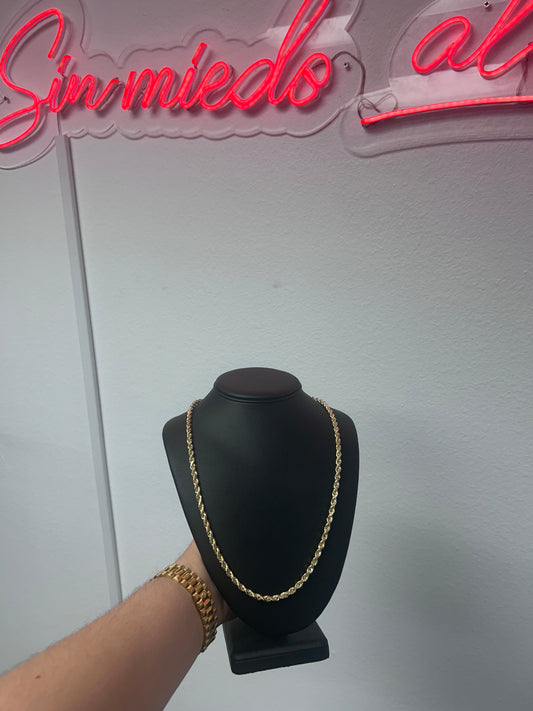 5mm 10kt 9.6g rope chain