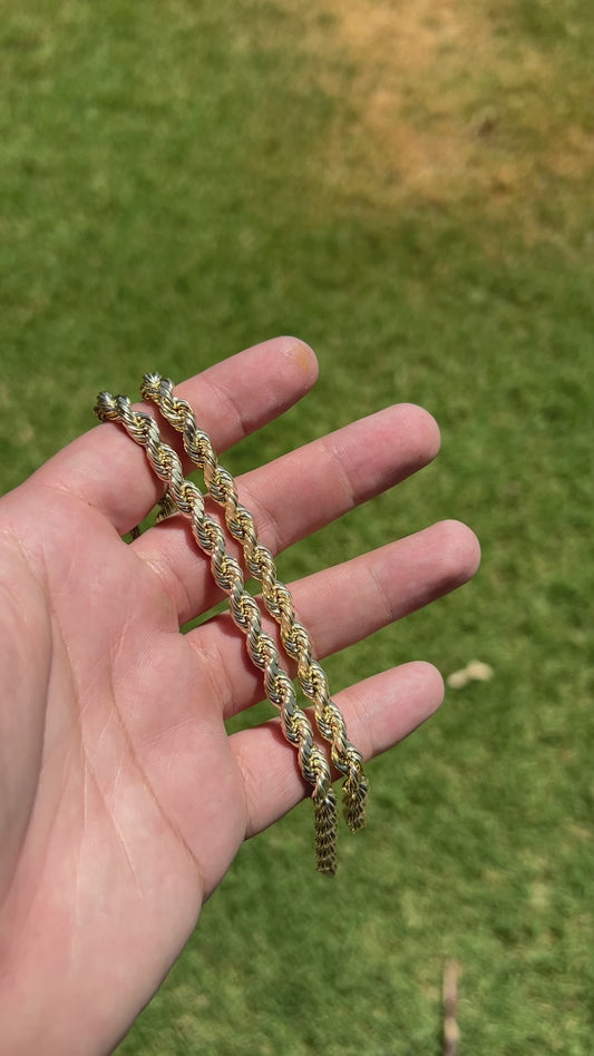 7mm rope bracelet 9”